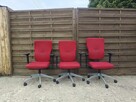 Krzesło Steelcase Lets B czerwone Dostępne 3 sztuki PROMOCJA