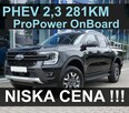 Ford Ranger 2,3 PHEV  Wildtrak Hybryda ProPower OnBoard Kamera 360  Niska Cena