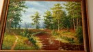 Jesienny pejzaż, Dębski, 105x75 olej, płótno 2017 oprawiony, - 3