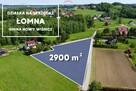DZIAŁKA BUDOWLANA 2900 m² | ŁOMNA | NOWY WIŚNICZ - 1