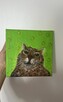 Energia Głównego Bohatera. Obraz olejny 20x20 cm na płótnie. - 3