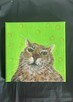 Energia Głównego Bohatera. Obraz olejny 20x20 cm na płótnie. - 5