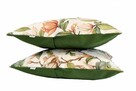 2 szt poszewki 40x40 bawełna magnolie HandmadebyAmia - 2