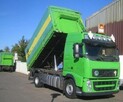 Wywrotka skrzyniowa z wydmuchem do paszy sruty Volvo