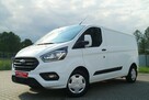 Ford Transit Custom L2 H 1 130 KM 97 TYS. KM.  HAK ,KAMERA, LEDY, GRZ FOTELE-SZYBA VAT23 %