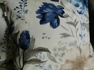 2 szt poszewki 40x40 bawełna niebieskie kwiaty HandmadebyAmia - 2