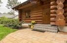 Dom z bali natura Puszcza Zielonka piękna działka