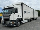 Scania R410 bez EGR Zabudowy Wecon 120m Dach Podnoszony  Zestaw Tandem 120m Firana Ład. 14265kg+1250