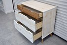 dwie komody z drewna sosnowego - jak nowe - 7