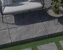 Płyty 2cm na taras, do ogrodu antracytowe 120x60 Piazza gat1 - 5