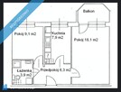 Białołęka/Nowodwory ul. Barei – 45,3 m2, możliwe 3 pokoje, m. parkingowe i piwnica w cenie - 1