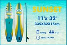 Deska SUP do pływania 320 / 335 / 350 cm+ komplet akcesoriów - 4