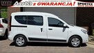 Dacia Dokker TYLKO 31 tys km 1.6SCE 102KM, Laureate, Salon PL Serwis ASO, F.VAT23%, - 5