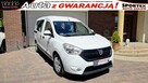 Dacia Dokker TYLKO 31 tys km 1.6SCE 102KM, Laureate, Salon PL Serwis ASO, F.VAT23%, - 11