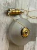 Orginalna lampa wisząca z przeciwwagą i podsufitką mosiężną - 5