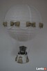 Lampa Sufitowa Dziecięca Latający Balon Beżowa Kratka - 5