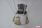 Lampa Sufitowa Dziecięca Latający Balon Beżowa Kratka - 4