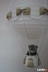 Lampa Sufitowa Dziecięca Latający Balon Beżowa Kratka - 2