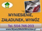 Wywóz gruzu, wyniesienie gruzu, cena, tel 504-746-203 - 2