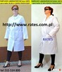 Fartuchy laboratoryjne cena 20 zł. netto RATES Producent - 3