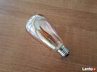 Żarówka LED E27 filament 3,7W ST64 biała ciepła - 3