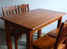 drewniany stół kuchenny 110x70cm z krzesłami do kuchni - 3