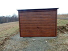 Tani garaż blaszany 3x6 drewnopodobny PREMIUM każdy wymiar - 4
