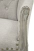 Fotel do salonu prowansalski tapicerowany retro - 6