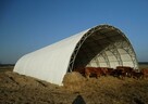 wytrzymała niezawodna hala łukowa konstrukcja stalowa 12x16 - 1
