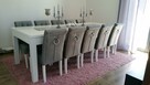 Krzesło pikowane tapicerowane z ozdobnym wałkiem producent - 7