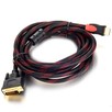 Kabel adapter HDMI-DVI 1.5M źródło HDMI odbiornik DVI FULL H - 1