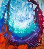 NARODZINY ŻYCIA obraz akrylowy 100x90cm, abstrakcja - 1