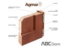 Drzwi zewnętrzne drewniane Agmar Lantra 78mm, z Rabatem i mo - 3