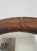 Okrągłe lustro drewniana rama fi 68 cm - 2