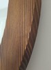 Okrągłe lustro drewniana rama fi 68 cm - 6