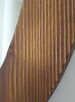 Okrągłe lustro drewniana rama fi 68 cm - 5