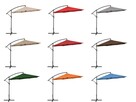 Parasol ogrodowy wiszący 9 kolorów okrągły 300cm - 2