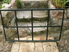 Stare okno metalowe altana grill wedzarnia lustro 66x100 - 3