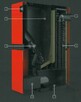Kocioł c.o. na pellet KALVIS K8-16 DG klasa 5 compact - 10
