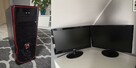 Zestaw (Komputer stacjonarny, Monitor LG, Monitor Samsung) - 1