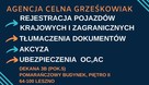 Agencja Celna Grześkowiak REJESTRACJA POJAZDÓW - 2