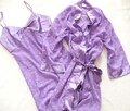 FIOLETOWA HALECZKA+SZLAFROCZEK * INTIMATES * R.42/44 - 3