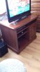 Szafka RTV pod telewizor Natalia Black Red White - 2