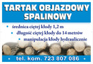 Tartak objazdowy spalinowy, przecieranie drewna Polska - 3