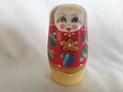 Figurka matrioszka baba w babie 5 części - 12