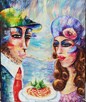 obraz olejny, abstrakcja - 2