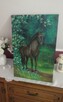 Obraz olejny koń w lesie - 4