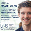 PEDAGOGIKA - studia magisterskie - 2