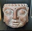 Budda doniczka miedziany pojemnik głowa ZEN osłonka - 3