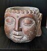 Budda doniczka miedziany pojemnik głowa ZEN osłonka - 8